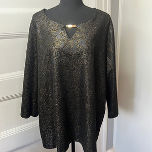 JM COLLECTION WOMENS TOP SIZE 2X NEW WITH TAG